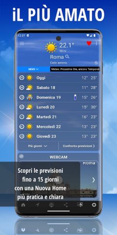 iLMeteo: previsioni meteo для Android — скриншот 1