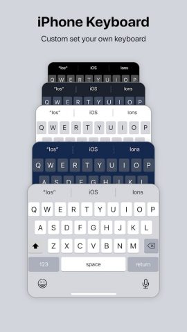 iPhone Keyboard для Android — скриншот 2