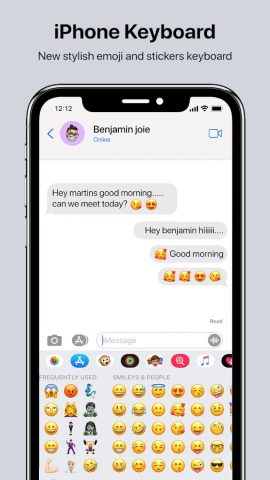 iPhone Keyboard для Android — скриншот 4