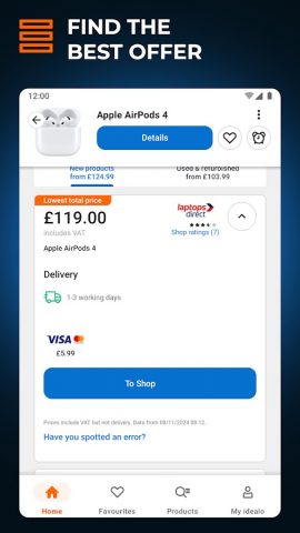 idealo: Price Comparison App для Android — скриншот 3