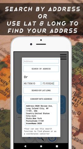 latitude longitude & compass для Android — скриншот 3