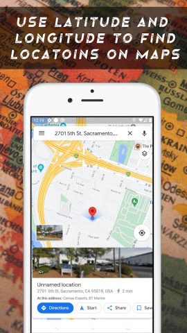 latitude longitude & compass для Android — скриншот 4