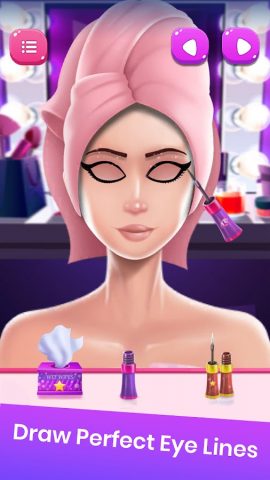 макияж девушки мода наряжаться для Android — скриншот 5