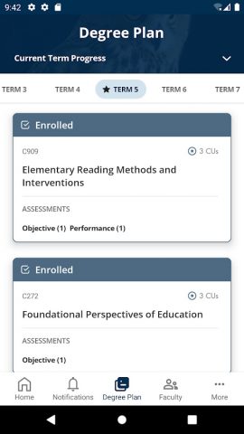 myWGU Mobile для Android — скриншот 3