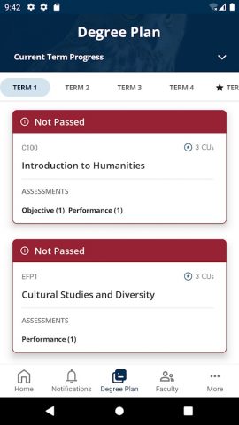 myWGU Mobile для Android — скриншот 4
