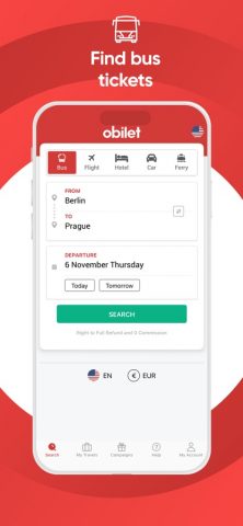 obilet: Bus Train Flight для iOS — скриншот 2