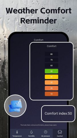 погодный гигрометр для Android — скриншот 4