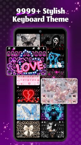 тема Neon Love для Android — скриншот 2