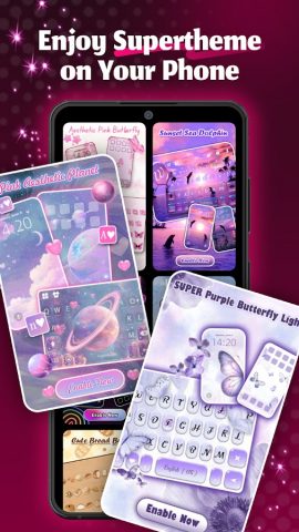 тема Neon Love для Android — скриншот 3