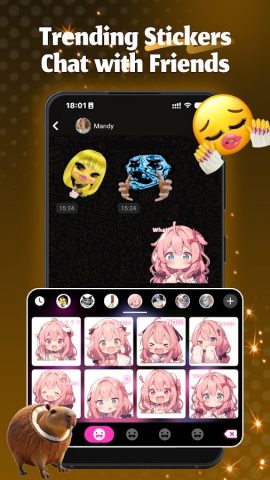 тема Neon Love для Android — скриншот 4