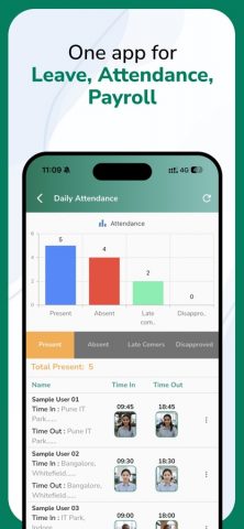 Attendance App — ubiAttendance для iOS — скриншот 4