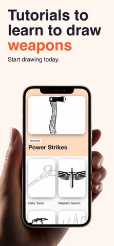 учиться оружие Рисование для iOS — скриншот 1