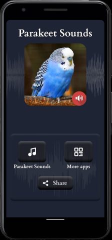 звуки попугая для Android — скриншот 1
