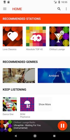 1.FM Online Radio Official app для Android — скриншот 1