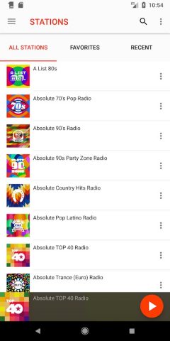 1.FM Online Radio Official app для Android — скриншот 2