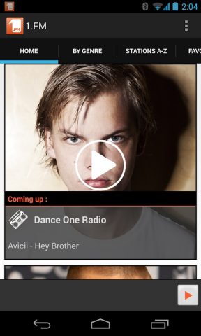 1.FM Online Radio Official app для Android — скриншот 5