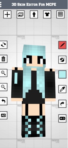 3D Skin Editor for MCPE для iOS — официальный трейлер