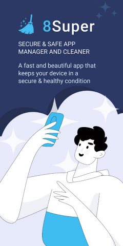 8Super App Manager & Cleaner для Android — скриншот 1
