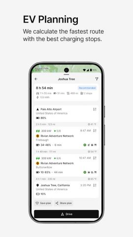 A Better Routeplanner (ABRP) для Android — скриншот 2