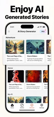 AI Story Writer: писать книгу для iOS — скриншот 3