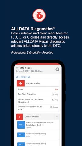 ALLDATA для Android — скриншот 3