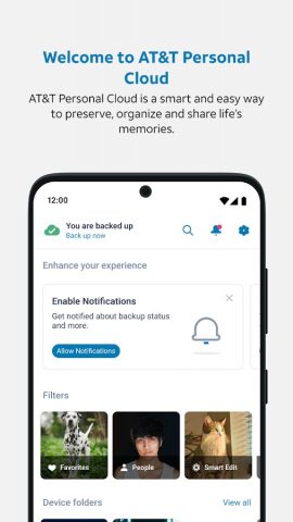 AT&T Personal Cloud для Android — скриншот 1