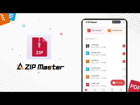 AZIP Master: ZIP Распаковщик для Android — официальный трейлер