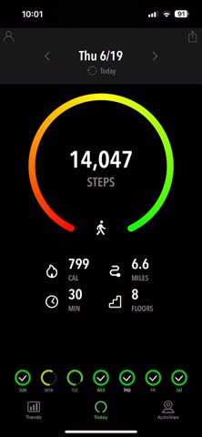 ActivityTracker Pedometer для iOS — официальный трейлер