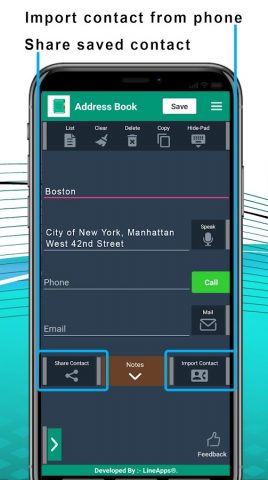 Адресная книга для Android — скриншот 5