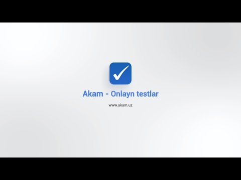 Akam — Onlayn testlar для Android — официальный трейлер