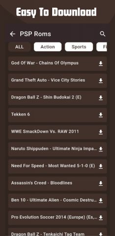 All Emulator Games Download для Android — скриншот 3