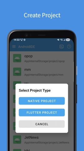 Android IDE — PHONE AS для Android — скриншот 1