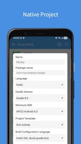 Android IDE — PHONE AS для Android — скриншот 2
