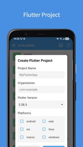 Android IDE — PHONE AS для Android — скриншот 3