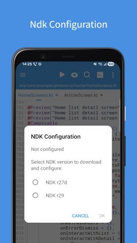 Android IDE — PHONE AS для Android — скриншот 5