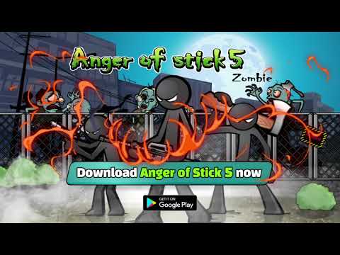 Anger of Stick 5: Zombie для Android — официальный трейлер