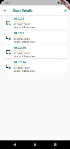 Angry Port Scanner для Android — скриншот 4
