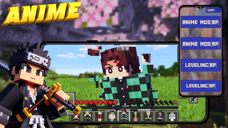 Аниме моды и аддоны Minecraft  для Android — скриншот 1