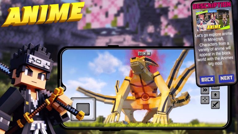 Аниме моды и аддоны Minecraft  для Android — скриншот 2