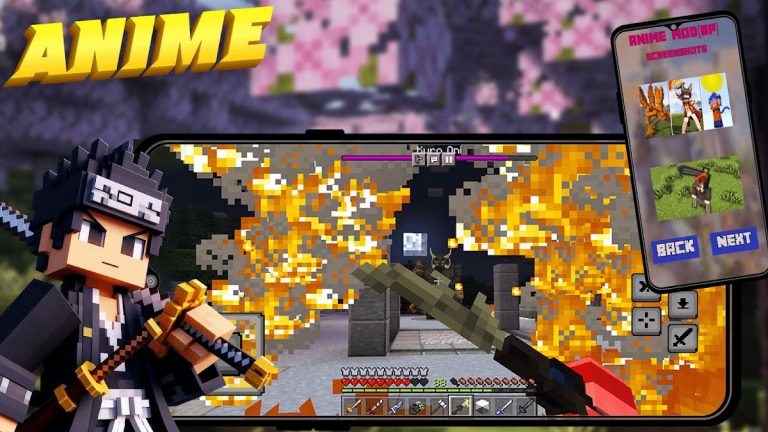 Аниме моды и аддоны Minecraft  для Android — скриншот 4