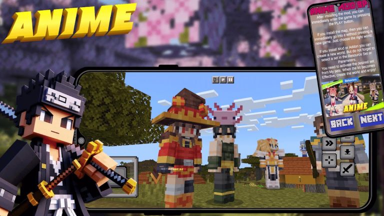 Аниме моды и аддоны Minecraft  для Android — скриншот 5