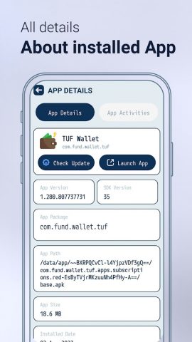 App Info: Store Info для Android — скриншот 2