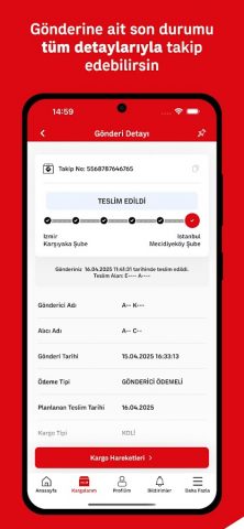 Aras Kargo для Android — скриншот 2