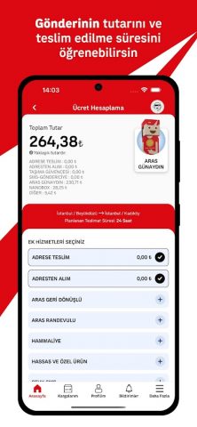 Aras Kargo для Android — скриншот 5