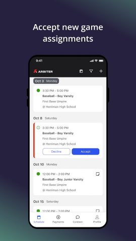 Arbiter для Android — скриншот 1