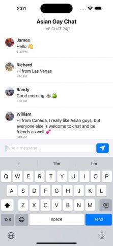 Asian Gay Chat для iOS — скриншот 4