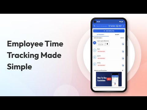 Attendance App | factotime для Android — официальный трейлер