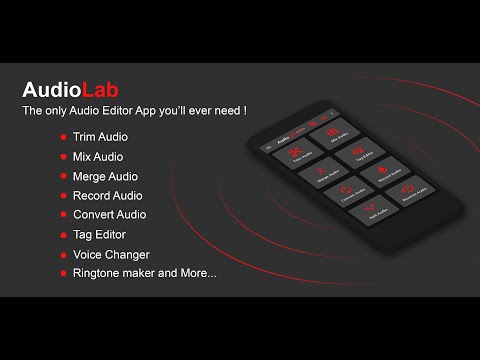 AudioLab Audio Cutter & Editor для Android — официальный трейлер