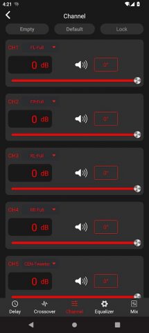 Aura DSP для Android — скриншот 5