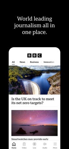 BBC: World News & Stories для iOS — скриншот 1